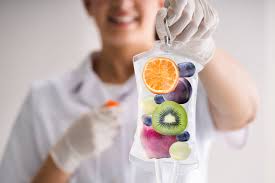 Mobile Energy IV Drip London nurse preparing vitamin infusion